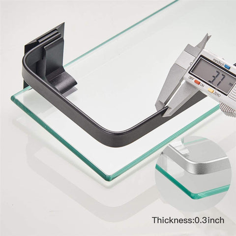 Glass Bathroom Shelf