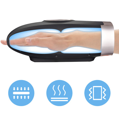 Cordless Electric Hand Massager with Heat and Air Compression