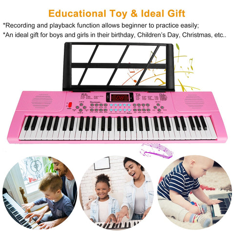 Digital Music Electronic Keyboard Electric Musical Piano Toy
