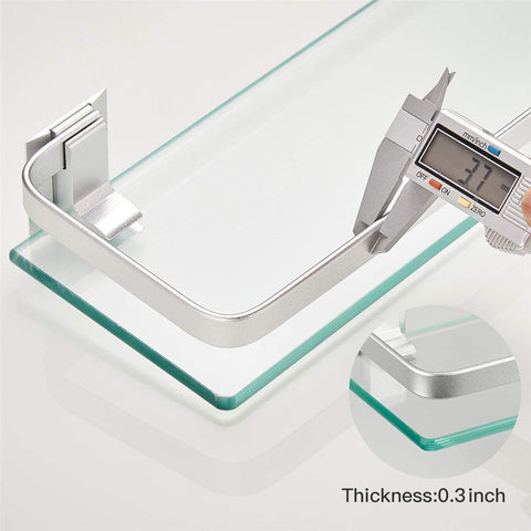 Glass Bathroom Shelf