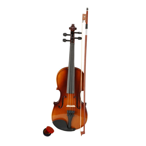 New 1/2 Acoustic Violin with Case Bow Rosin Color Natural