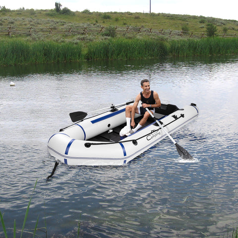 Free shipping Camping Survivals 7.5ft PVC 180kg Water Adult Assault Boat Off  YJ